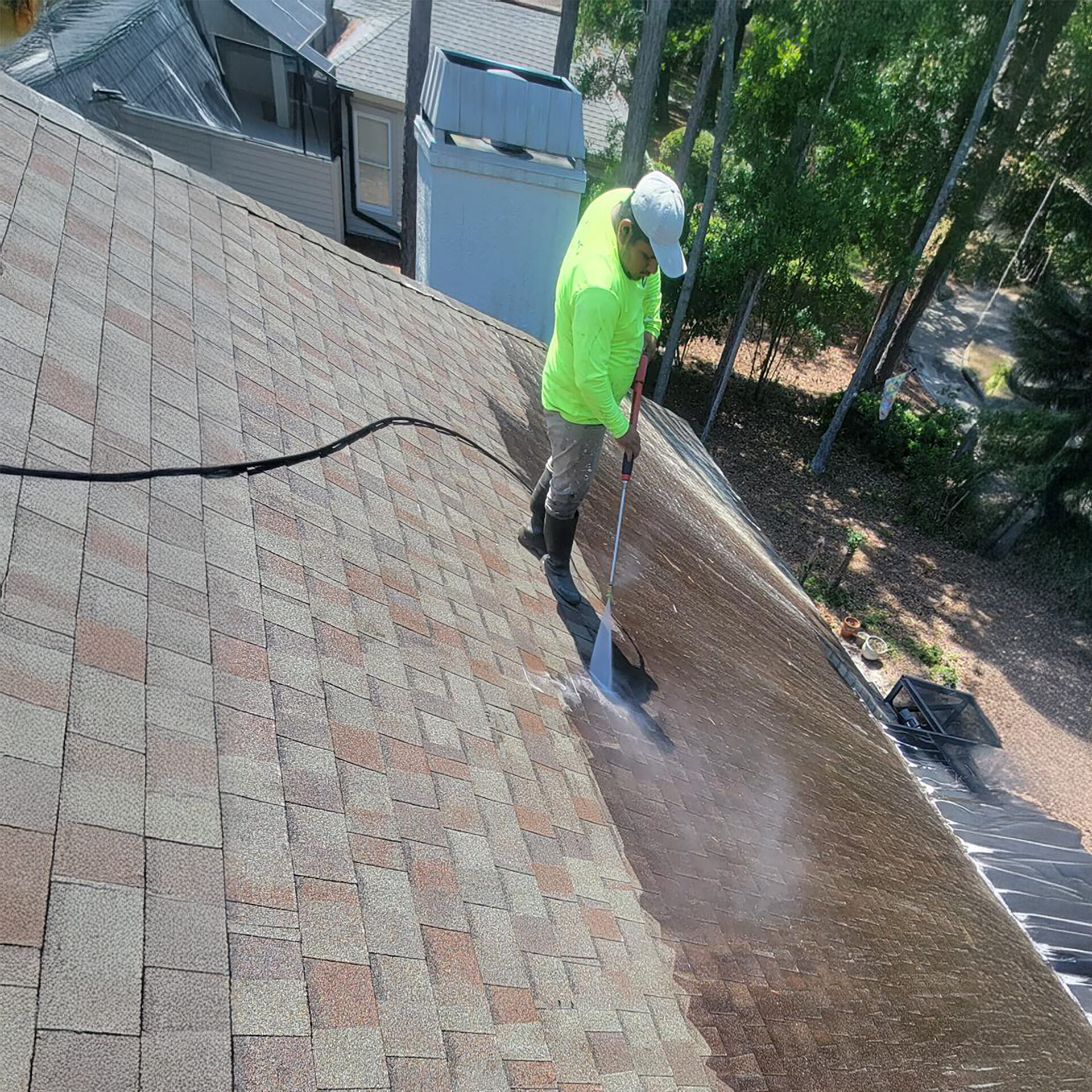 roof cleaning